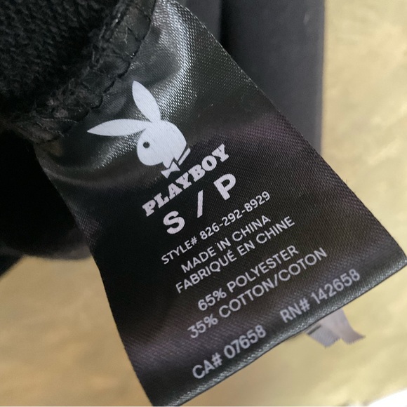 Playboy Embossed Oversized Snap Front Sweater Jacket Shacket - Picture 8 of 8